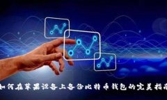 如何在苹果设备上备份比